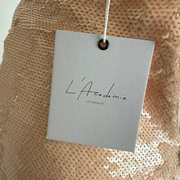 L’academie pink sequin shorts SZ XS - Picture 5 of 5